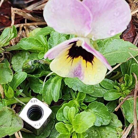 Pandora I Love You Charm Retired Sterling Silver with 14K Gold Love You Bead - Picture 5 of 6